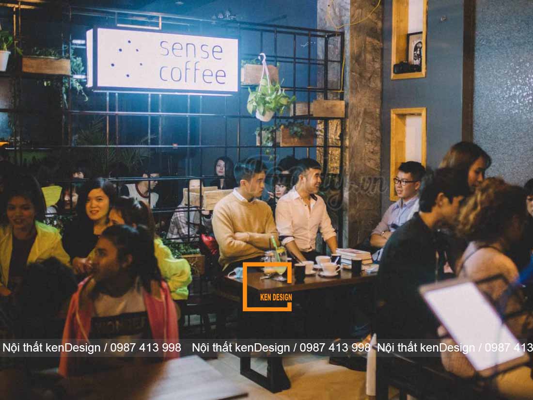 thiết kế quán cafe aucostic